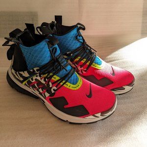 Acronym x Nike Air Presto Mid Racer Volt Pink